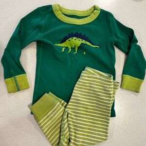 Hanna Anderson Moon and Back dinosaur Jammie’s size 18-24mo
